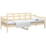 Sofá cama madera maciza de pino 80x200 cm de vidaXL, Camas y somieres - Ref: Foro24-820332, Precio: 91,31 €, Descuento: %