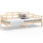 Sofá cama madera maciza de pino 80x200 cm de vidaXL, Camas y somieres - Ref: Foro24-820332, Precio: 91,31 €, Descuento: %