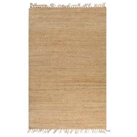 Alfombra de yute tejida a mano 120x180 cm natural de vidaXL, Alfombras - Ref: Foro24-133217, Precio: 70,45 €, Descuento: %