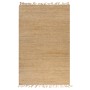 Alfombra de yute tejida a mano 120x180 cm natural de vidaXL, Alfombras - Ref: Foro24-133217, Precio: 70,45 €, Descuento: %