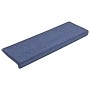 Stair tread carpets 15 units blue 65x21x4 cm by vidaXL, Stair mats - Ref: Foro24-134574, Price: 58,83 €, Discount: %