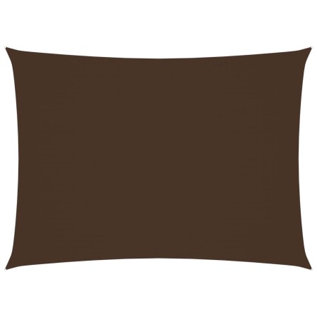 Rectangular brown Oxford fabric sail shade 4x5 m by vidaXL, Umbrellas - Ref: Foro24-135821, Price: 63,82 €, Discount: %