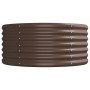 Planter raised bed steel powder coating brown 296x80x36 cm by vidaXL, Pots and planters - Ref: Foro24-318925, Price: 57,70 €,...