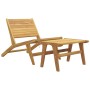 Teak solid wood garden chair with footrest by vidaXL, Garden chairs - Ref: Foro24-319154, Price: 259,48 €, Discount: %