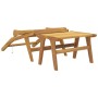 Teak solid wood garden chair with footrest by vidaXL, Garden chairs - Ref: Foro24-319154, Price: 259,48 €, Discount: %