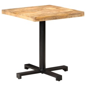 Square bistro table made of rough mango wood 70x70x75 cm by vidaXL, Kitchen and dining tables - Ref: Foro24-320266, Price: 21...