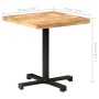 Quadratischer Bistrotisch raues Mangoholz 70x70x75 cm von vidaXL, Küchen- und Esstische - Ref: Foro24-320266, Preis: 218,33 €...