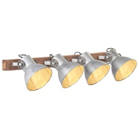 Silver industrial wall lamp 90x25 cm E27 by vidaXL, Lamps - Ref: Foro24-320501, Price: 82,41 €, Discount: %