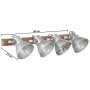 Silver industrial wall lamp 90x25 cm E27 by vidaXL, Lamps - Ref: Foro24-320501, Price: 82,41 €, Discount: %