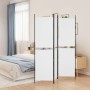 White fabric room divider with 3 panels, 150x200 cm. by vidaXL, Room dividers - Ref: Foro24-350226, Price: 30,02 €, Discount: %