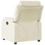 Cream synthetic leather recliner. by vidaXL, Armchairs - Ref: Foro24-373487, Price: 229,99 €, Discount: %