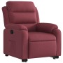 Sillón reclinable elevable tela rojo tinto de vidaXL, Sillones - Ref: Foro24-3204983, Precio: 287,11 €, Descuento: %