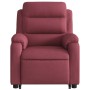 Sillón reclinable elevable tela rojo tinto de vidaXL, Sillones - Ref: Foro24-3204983, Precio: 287,11 €, Descuento: %