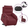 Sillón reclinable de masaje elevable tela rojo tinto de vidaXL, Sillones - Ref: Foro24-3204995, Precio: 303,41 €, Descuento: %