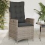 Gartenliegen und Kissen 2 Stück graues synthetisches Rattan von vidaXL, Gartenstühle - Ref: Foro24-365267, Preis: 251,03 €, R...