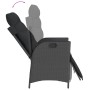 3-teiliges Garten-Esszimmer-Set mit Kissen synthetisches Rattan schwarz von vidaXL, Gartensets - Ref: Foro24-3213338, Preis: ...