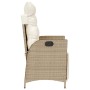 Gartenrelaxsessel mit Fußstütze 2 Stk. PE Rattan beige von vidaXL, Gartenstühle - Ref: Foro24-365292, Preis: 265,80 €, Rabatt: %