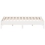 Estructura de cama madera maciza de pino blanco 180x200 cm de vidaXL, Camas y somieres - Ref: Foro24-842687, Precio: 129,99 €...