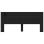 Cabecero de cama con LED negro 220x16,5x103,5 cm de vidaXL, Cabeceros y pies de cama - Ref: Foro24-839274, Precio: 109,14 €, ...