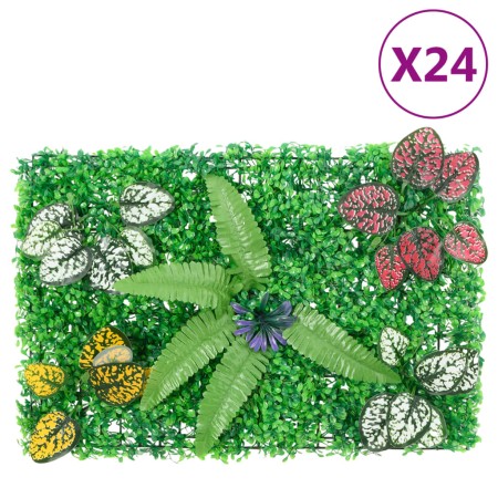   Künstlicher Pflanzenzaun 24 Stk. grün 40x60 cm von vidaXL, Garten - Ref: Foro24-366639, Preis: 163,99 €, Rabatt: %