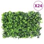 Artificial leaf fence 24 units green 40x60 cm by vidaXL, Garden - Ref: Foro24-366645, Price: 233,32 €, Discount: %