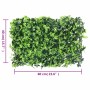 Artificial leaf fence 24 units green 40x60 cm by vidaXL, Garden - Ref: Foro24-366645, Price: 233,32 €, Discount: %