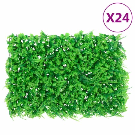   Valla de hojas de helecho artificial 24 uds verde 40x60 cm de vidaXL, Jardín - Ref: Foro24-366647, Precio: 160,99 €, Descue...