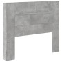 Concrete gray bed headboard with LED light 120x16.5x103.5 cm by vidaXL, Headboards and footboards - Ref: Foro24-839241, Price...