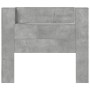 Concrete gray bed headboard with LED light 120x16.5x103.5 cm by vidaXL, Headboards and footboards - Ref: Foro24-839241, Price...