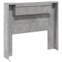 Concrete gray bed headboard with LED light 120x16.5x103.5 cm by vidaXL, Headboards and footboards - Ref: Foro24-839241, Price...