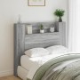 Cabecero de cama con luz LED gris Sonoma 120x16,5x103,5 cm de vidaXL, Cabeceros y pies de cama - Ref: Foro24-839243, Precio: ...