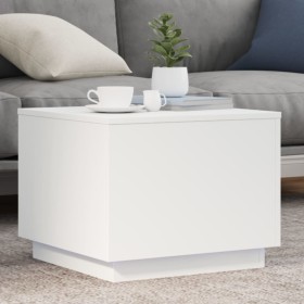 Coffee table with white LED lights 50x50x40 cm by vidaXL, Coffee table - Ref: Foro24-839868, Price: 60,16 €, Discount: %