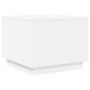 Mesa de centro con luces LED blanco 50x50x40 cm de vidaXL, Mesas de centro - Ref: Foro24-839868, Precio: 60,16 €, Descuento: %