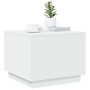 Coffee table with white LED lights 50x50x40 cm by vidaXL, Coffee table - Ref: Foro24-839868, Price: 60,12 €, Discount: %