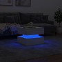 Couchtisch mit weißen LED-Leuchten 50x50x40 cm von vidaXL, Couchtisch - Ref: Foro24-839854, Preis: 76,77 €, Rabatt: %