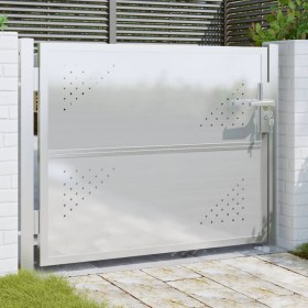 Stainless steel garden gate 100x75 cm by vidaXL, garden gates - Ref: Foro24-376486, Price: 130,20 €, Discount: %