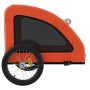 Haustier-Fahrradanhänger, Eisen-Oxford-Stoff, Orange von vidaXL, Kinderwagen für Haustiere - Ref: Foro24-93963, Preis: 92,14 ...