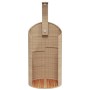 Außendusche aus PE-Rattan und beigem Akazienholz, 100 x 100 x 241,5 cm von vidaXL, Pool- und Spa-Zubehör - Ref: Foro24-368214...