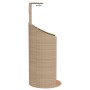 PE rattan and beige acacia outdoor shower 100x100x241.5 cm by vidaXL, Pool and spa accessories - Ref: Foro24-368214, Price: 3...