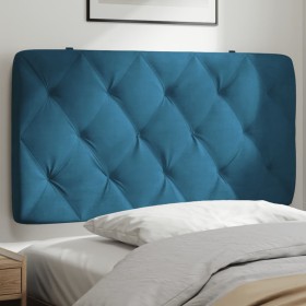 Blaues, samtgepolstertes Bettkopfteil 100 cm von vidaXL, Kopf- und Fußteile - Ref: Foro24-374718, Preis: 44,84 €, Rabatt: %