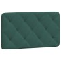 Cabecero de cama acolchado terciopelo verde oscuro 80 cm de vidaXL, Cabeceros y pies de cama - Ref: Foro24-374705, Precio: 44...