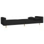 2-seater sofa bed with black fabric stool by vidaXL, Sofas - Ref: Foro24-3216242, Price: 308,39 €, Discount: %