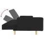 2-seater sofa bed with black fabric stool by vidaXL, Sofas - Ref: Foro24-3216242, Price: 308,39 €, Discount: %