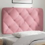 Pink velvet padded headboard 90 cm by vidaXL, Headboards and footboards - Ref: Foro24-374713, Price: 47,42 €, Discount: %