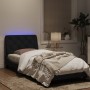 Estructura de cama con luces LED terciopelo negro 80x200 cm de vidaXL, Camas y somieres - Ref: Foro24-3213821, Precio: 150,37...