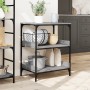 Sonoma gray engineered wood kitchen cart 60x41x80.5 cm by vidaXL, Kitchen and dining carts - Ref: Foro24-842404, Price: 66,45...