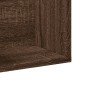 Oak brown engineered wood wall cabinet 75x18x16.5 cm by vidaXL, Shelves and shelves - Ref: Foro24-840441, Price: 23,69 €, Dis...