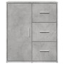 Aparador de madera de ingeniería gris hormigón 60x31x70 cm de vidaXL, Aparadores - Ref: Foro24-840474, Precio: 78,01 €, Descu...