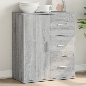 Sonoma gray engineered wood sideboard 60x31x70 cm by vidaXL, Sideboards - Ref: Foro24-840476, Price: 80,44 €, Discount: %