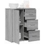 Sonoma gray engineered wood sideboard 60x31x70 cm by vidaXL, Sideboards - Ref: Foro24-840476, Price: 80,33 €, Discount: %